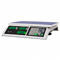 Весы торговые настольные MERTECH M-ER 326 AC &amp;quot;Slim&amp;quot; LED Белые