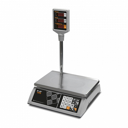 Весы торговые настольные MERTECH M-ER 327 ACP "Ceed" LED Белые