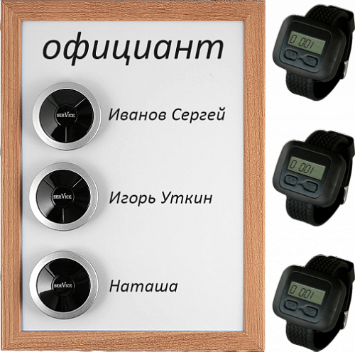 Комплект вызова для кухни iBells 8