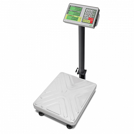 Весы торговые напольные MERTECH M-ER 335 ACP "TURTLE" с расчетом стоимости товара LCD