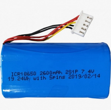 Аккумулятор 18650 2S1P 2600 mAh 7.4V для АТОЛ Sigma 7Ф