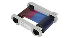 Полноцветная лента  (YMCKOK) для двусторонней печати на 200 оттисков с чистящим роликом в Тамбове